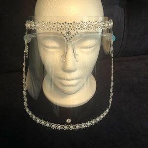 Blinged face shield